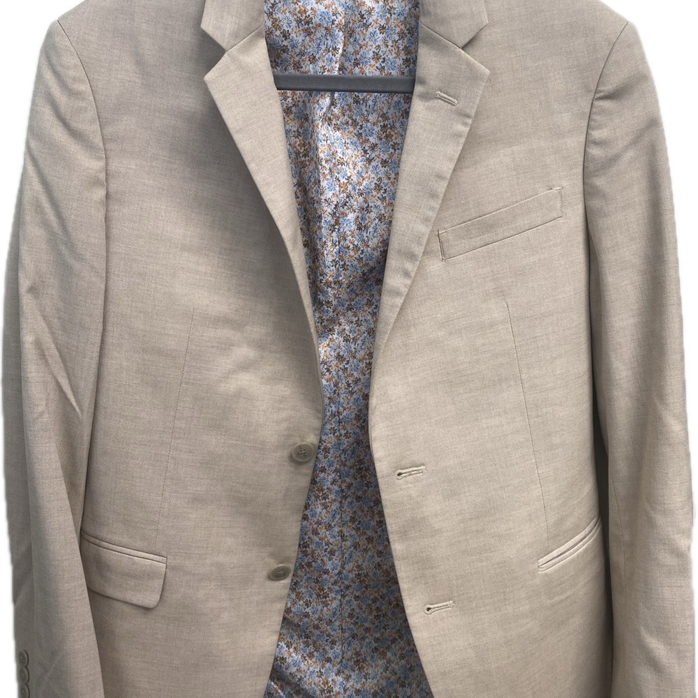 Men's Egara skinny fit Tan Blazer